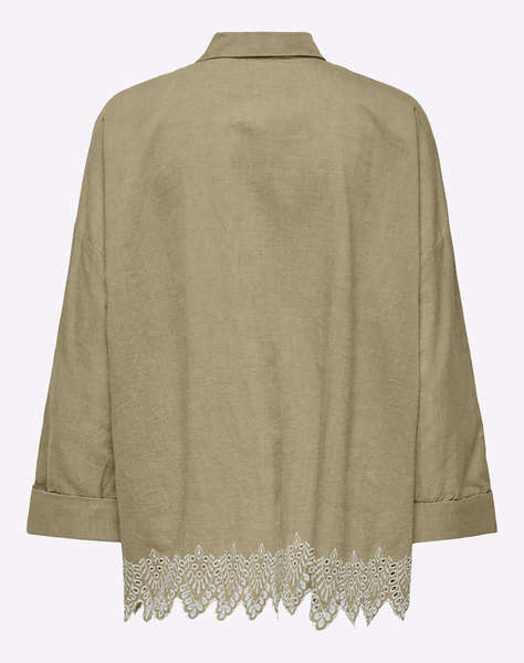 ONLY ONLGRACES TULUM LS EMB SHIRT NOOS WVN