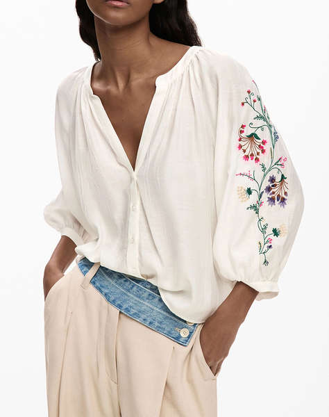 DESIGUAL BLUS_ROMAN WOMEN''S BLOUSE