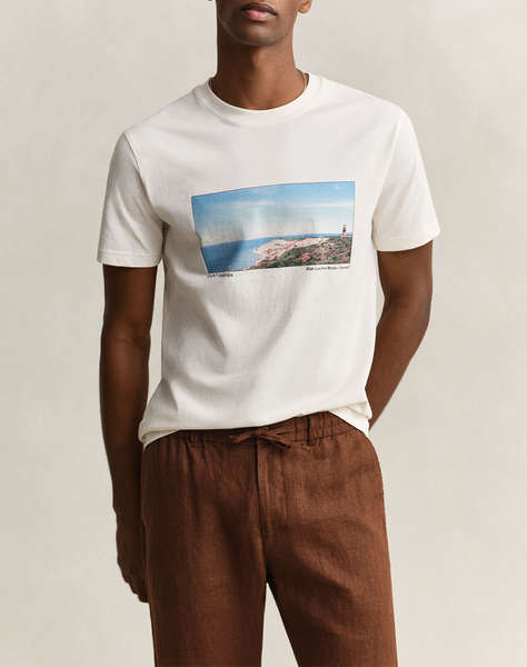 GANT БЛУЗА ΚΜ SCENERY GRAPHIC SS TSHIRT