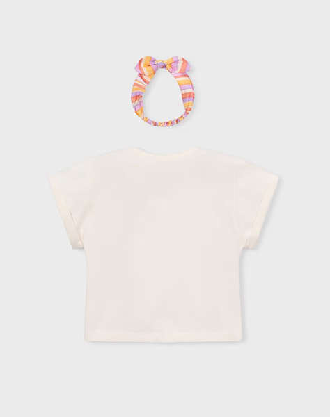 MAYORAL BLOUSE SHORT SLEEVE STRIPS