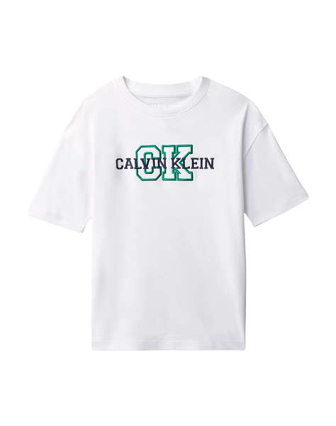 CALVIN KLEIN JEANS VARSITY LOGO SS T-SHIRT
