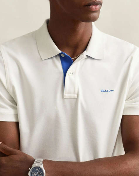 GANT BLOUSE ΚΜ REG CONTRAST PIQUE SS POLO