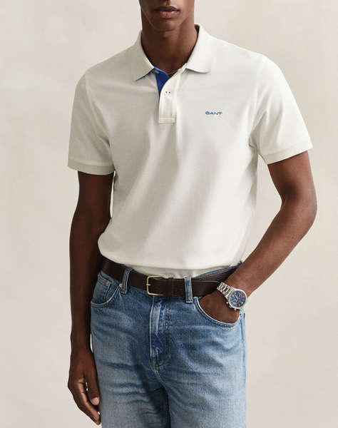 GANT BLOUSE ΚΜ REG CONTRAST PIQUE SS POLO
