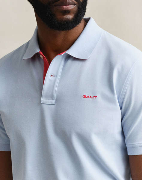 GANT BLOUSE ΚΜ REG CONTRAST PIQUE SS POLO