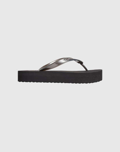 CALVIN KLEIN JEANS FLATFORM FLIP FLOP MET TPU