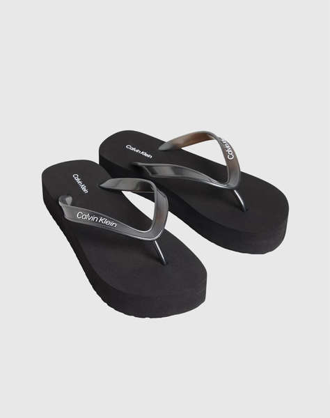 CALVIN KLEIN JEANS FLATFORM FLIP FLOP MET TPU