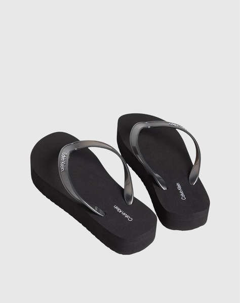 CALVIN KLEIN JEANS FLATFORM FLIP FLOP MET TPU