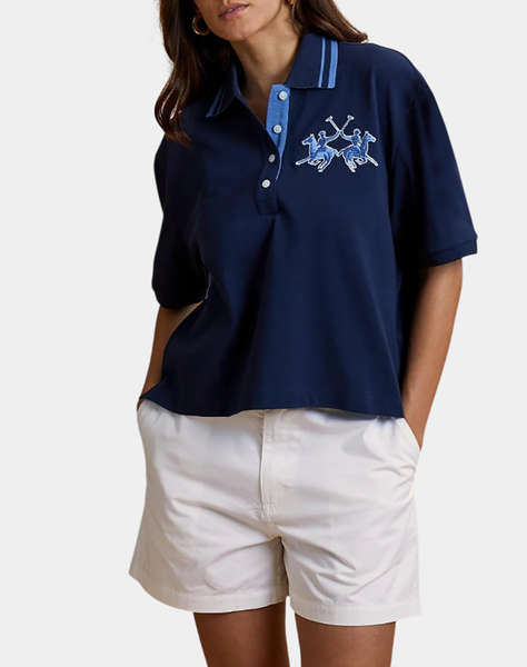 LA MARTINA БЛУЗА ΚΜ WOMAN S/S POLO COTTON PIQUET