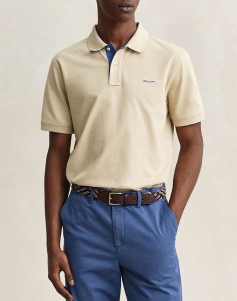 GANT BLOUSE ΚΜ REG CONTRAST PIQUE SS POLO