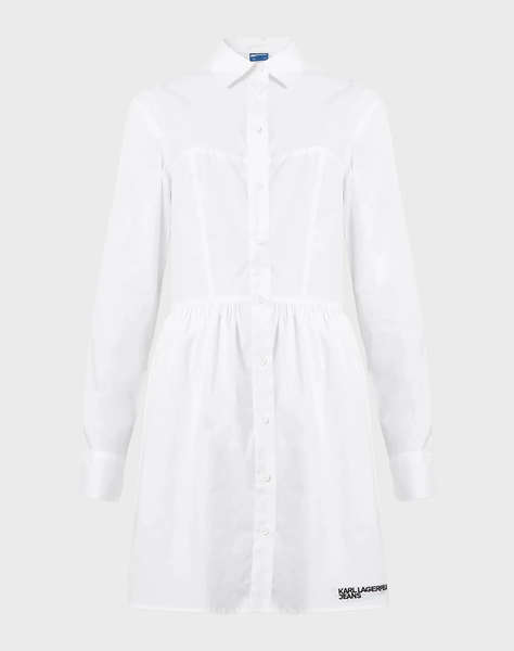 KARL LAGERFELD JEANS KLJ CORSET SHIRTDRESS