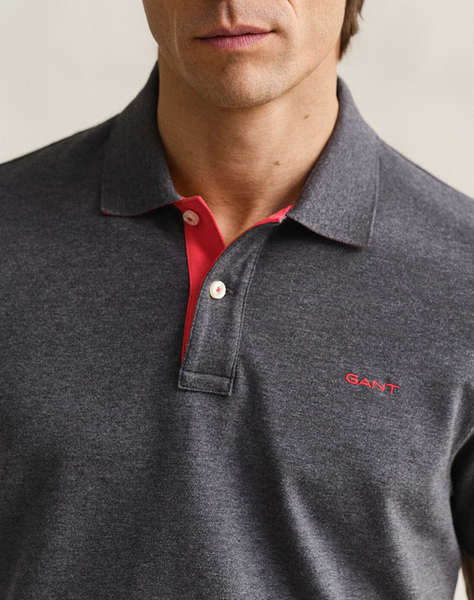 GANT BLOUSE ΚΜ REG CONTRAST PIQUE SS POLO