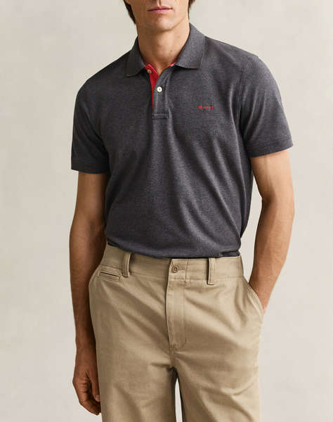 GANT BLOUSE ΚΜ REG CONTRAST PIQUE SS POLO
