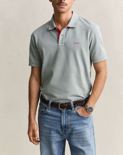 GANT BLOUSE ΚΜ REG CONTRAST PIQUE SS POLO