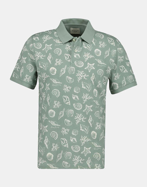 GANT BLOUSE ΚΜ AOP SS POLO