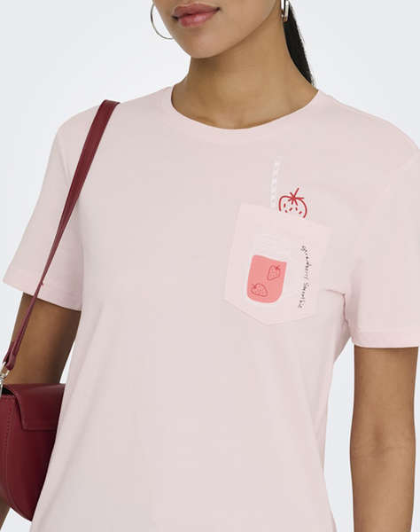 ONLY ONLPOLLY REG S/S POCKET TOP BOX JRS