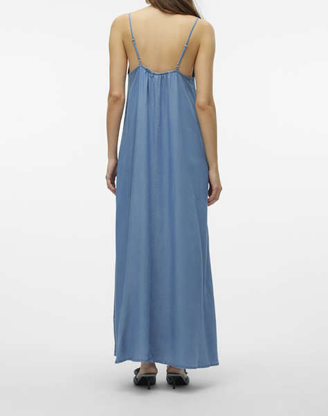 VERO MODA VMHARPER SL STRAP MAXI TENCEL DRESS GA