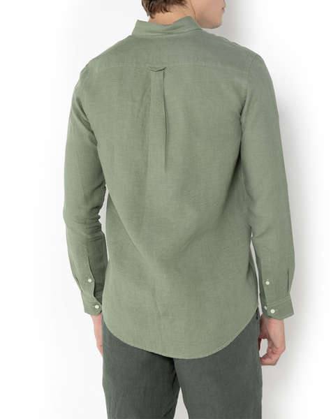 THE BOSTONIANS РИЗА REGULAR FIT Plain LINEN Button-down Regular Fit