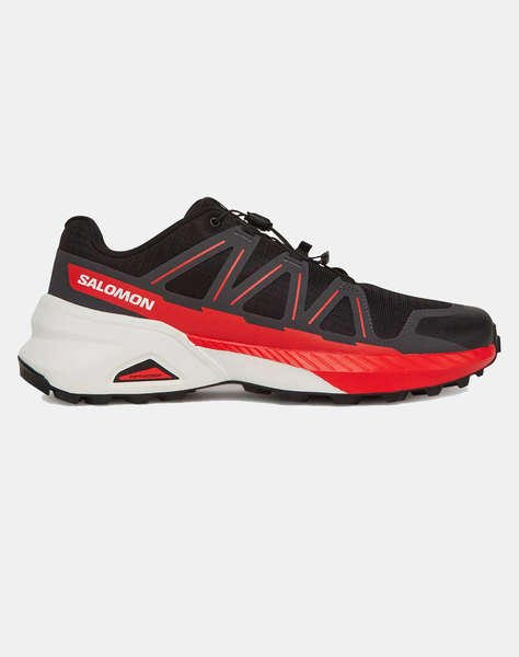 SALOMON  SMU BANK SHOES SPEEDCROSS PEAK BLACK/ASPHALT/FIRD MEN''S SHOES