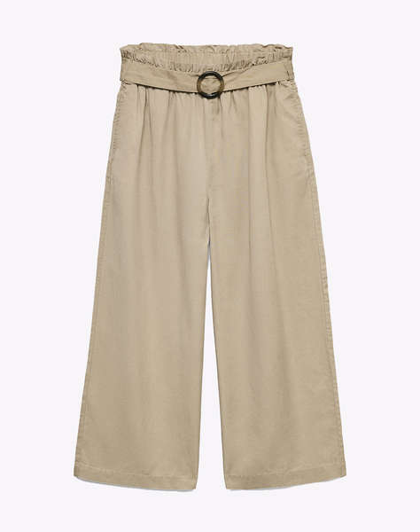 VERO MODA VMBREE HR TENCEL BELT CULOTTE PANTS