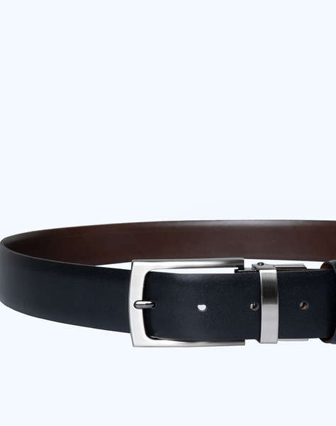 THE BOSTONIANS LEATHER BELT FORMAL REVERSIBLE