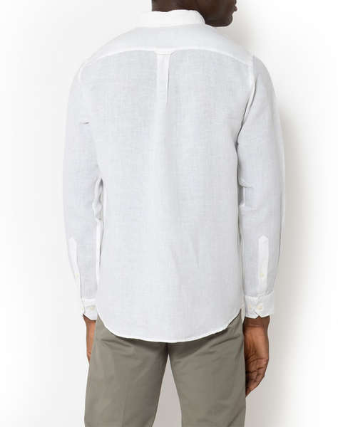 THE BOSTONIANS РИЗА REGULAR FIT Plain LINEN Button-down Regular Fit