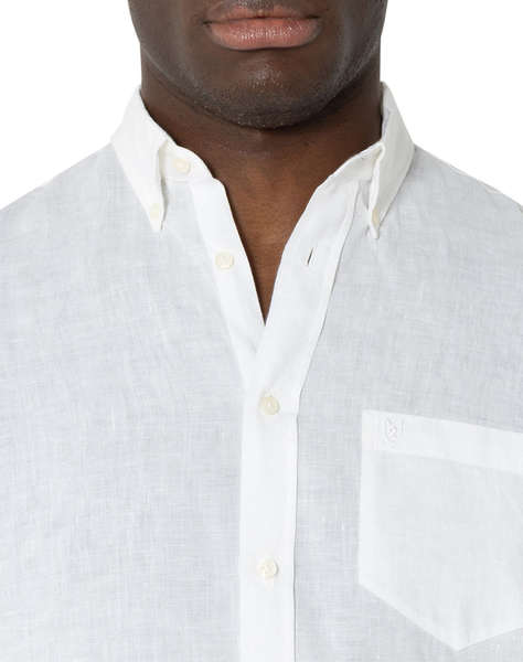THE BOSTONIANS РИЗА REGULAR FIT Plain LINEN Button-down Regular Fit