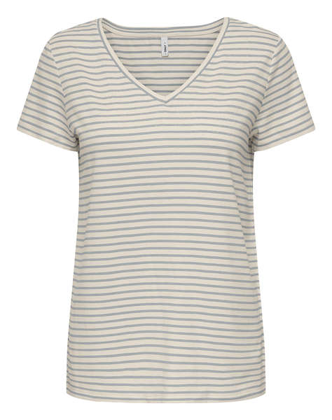ONLY ONLFLAME S/S V-NECK TOP JRS
