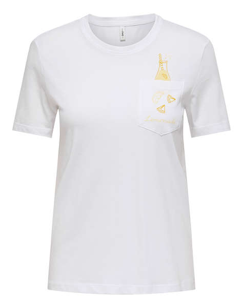 ONLY ONLPOLLY REG S/S POCKET TOP BOX JRS