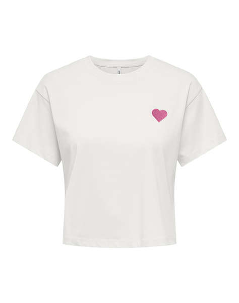 ONLY ONLBRIANNA S/S O-NECK TOP BOX JRS