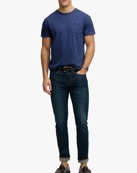 SUPERDRY D1 COTTON CLASSIC LINEN PKT TEE MEN''S BLOUSE