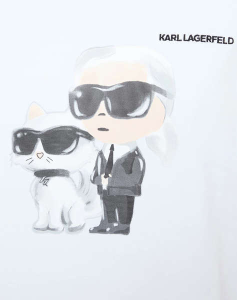 KARL LAGERFELD IKON DUO AQUARELLE T-SHIRT