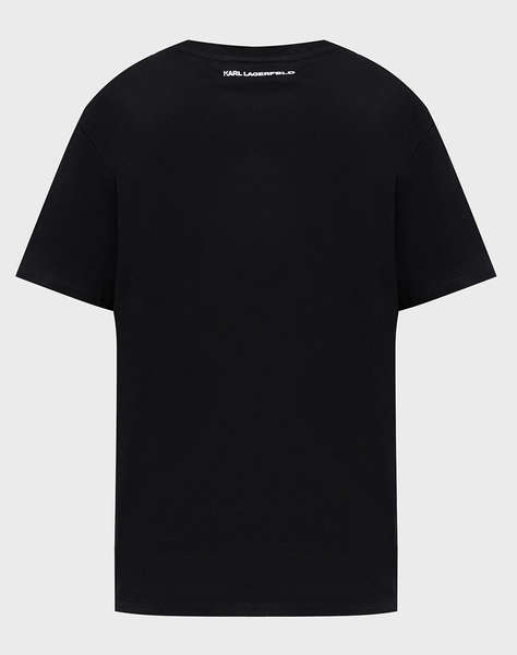 KARL LAGERFELD IKON PEEK A BOO POCKET T-SHIRT