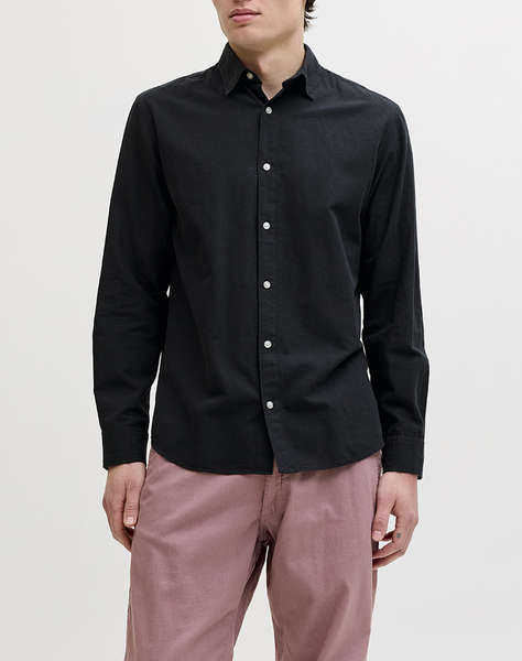 JACK&JONES JJEBREEZE LINEN BLEND SHIRT L/S SN