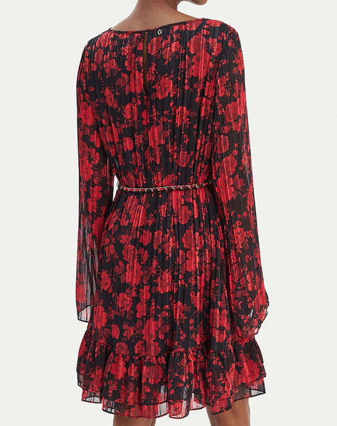GUESS LS ILENIA PLEAT DRESS WOMEN''S DRESS