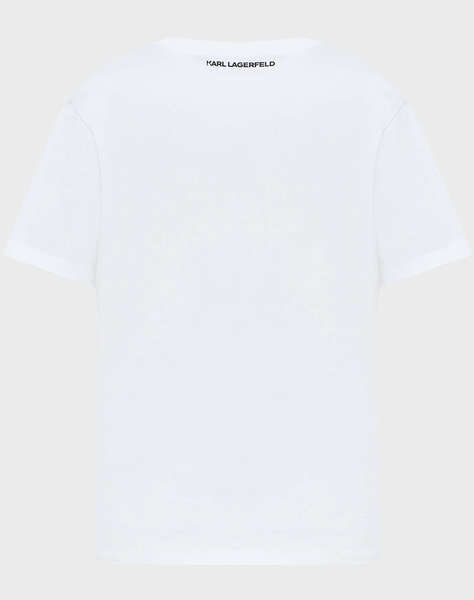 KARL LAGERFELD IKON PEEK A BOO POCKET T-SHIRT