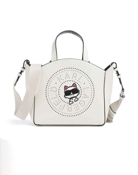 KARL LAGERFELD IKON CIRCLE CHOUPETTE SM TOTE