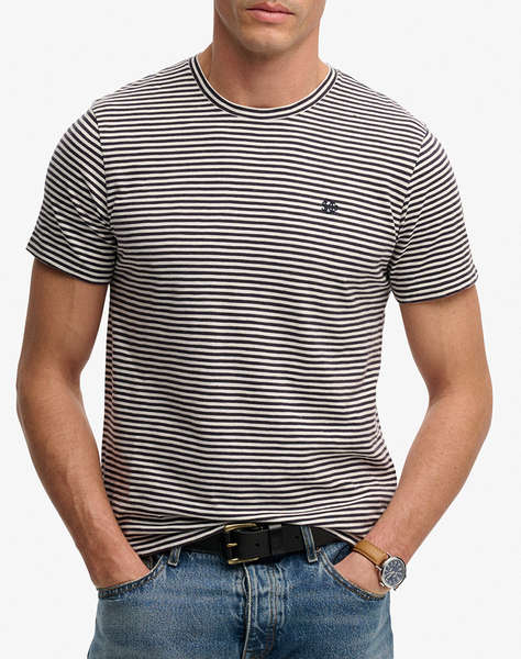 SUPERDRY D2 OVIN CLASSIC ESSENTIAL STRIPE TEE MEN''S BLOUSE