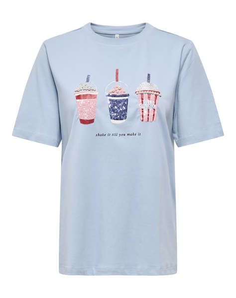 ONLY ONLBURST S/S POPCORN TOP BOX JRS