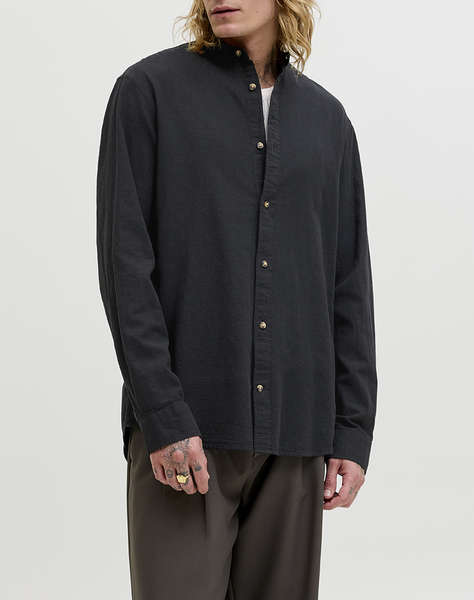 JACK&JONES JJESUMMER LINEN BLEND BAND SHIRT L/S SN