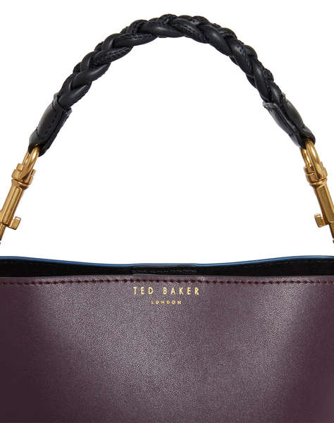 TED BAKER WYNOLA Woven Handle Colourblock Small Bag