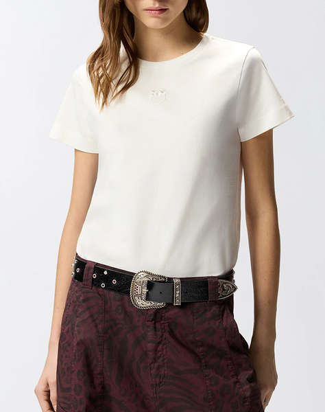 PINKO BUSSOLOTTO T-SHIRT JERSEY PATC