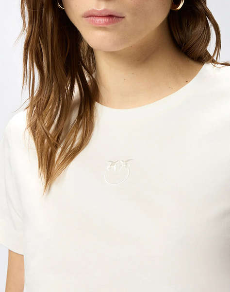 PINKO BUSSOLOTTO T-SHIRT JERSEY PATC