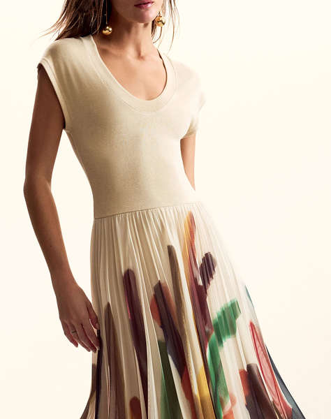 DESIGUAL VEST_BRUSHES_LACROIX WOMEN''S DRESS