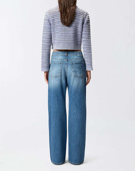 PINKO WANDA WIDE LEG MEDIUM WAVE DEN