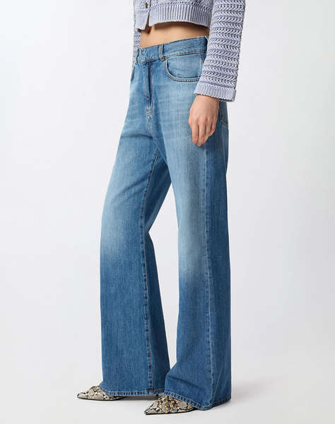PINKO WANDA WIDE LEG MEDIUM WAVE DEN