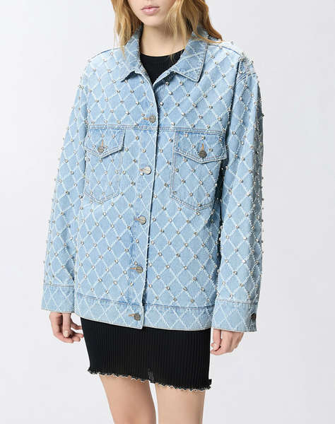 PINKO PIFFERAIO OVERSHIRT DIAMOND RI