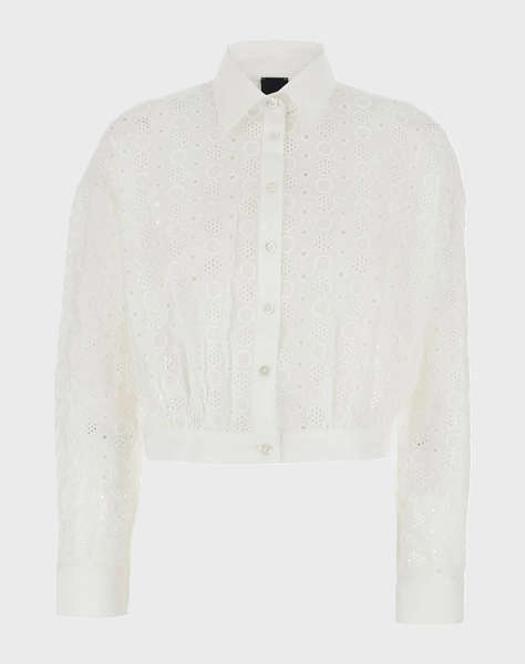 PINKO CHARITA CAMICIA POPELINE RICAM