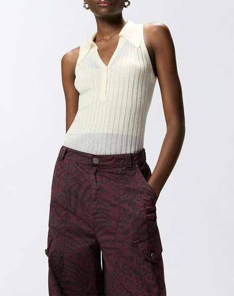 PINKO FOSCHIA CANOTTA BLEND WS SILK