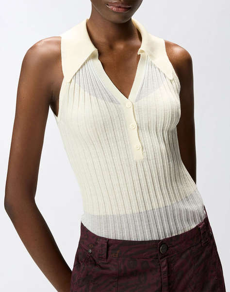 PINKO FOSCHIA CANOTTA BLEND WS SILK