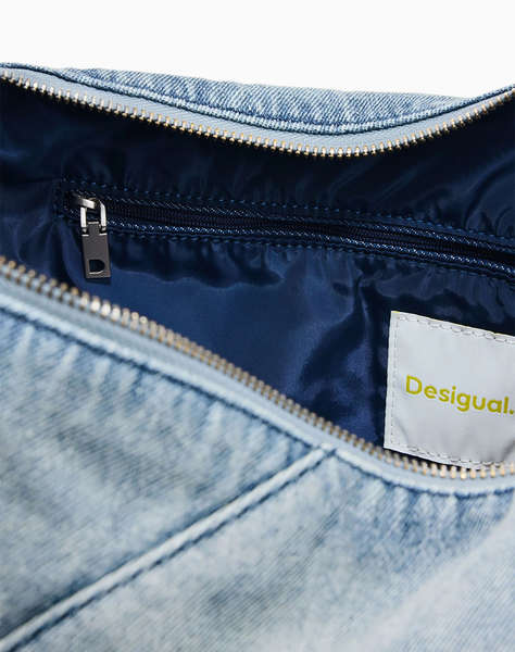 DESIGUAL BAG_HALF LOGO DENIM L ДАМСКА ЧАНТА